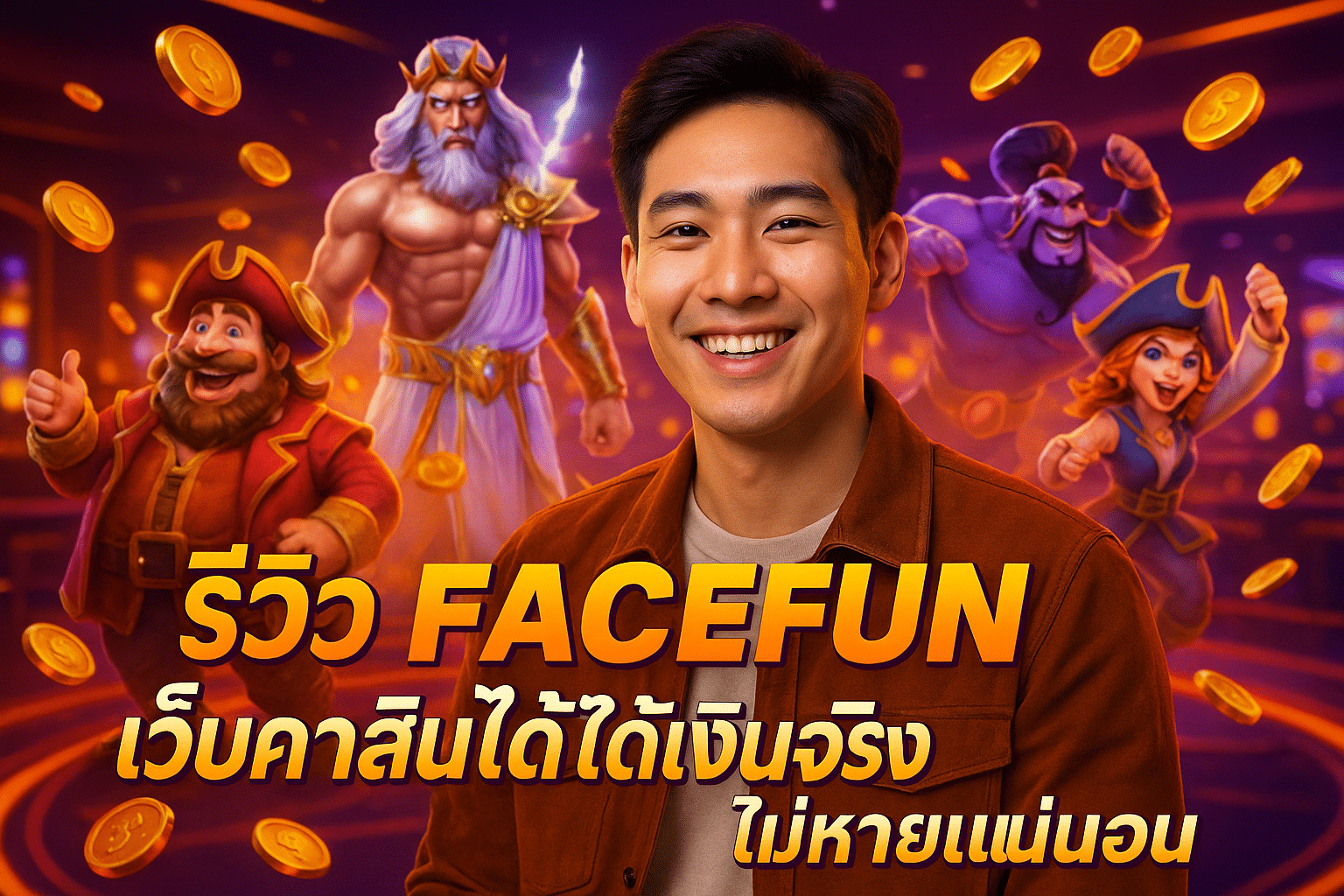 รีวิว FACEFUN เว็บคาสิโนได้เงินจริง ไม่หายแน่นอน