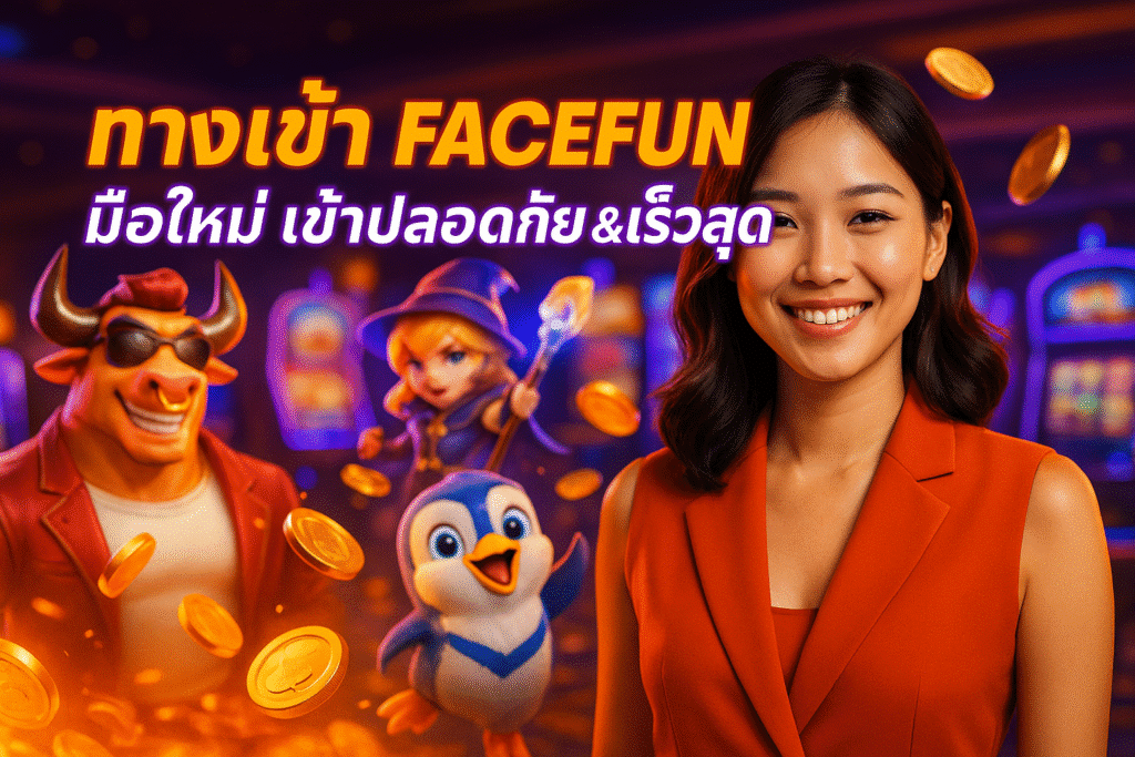 ทางเข้า FACEFUN มือใหม่ เข้าปลอดภัย & เร็วสุด