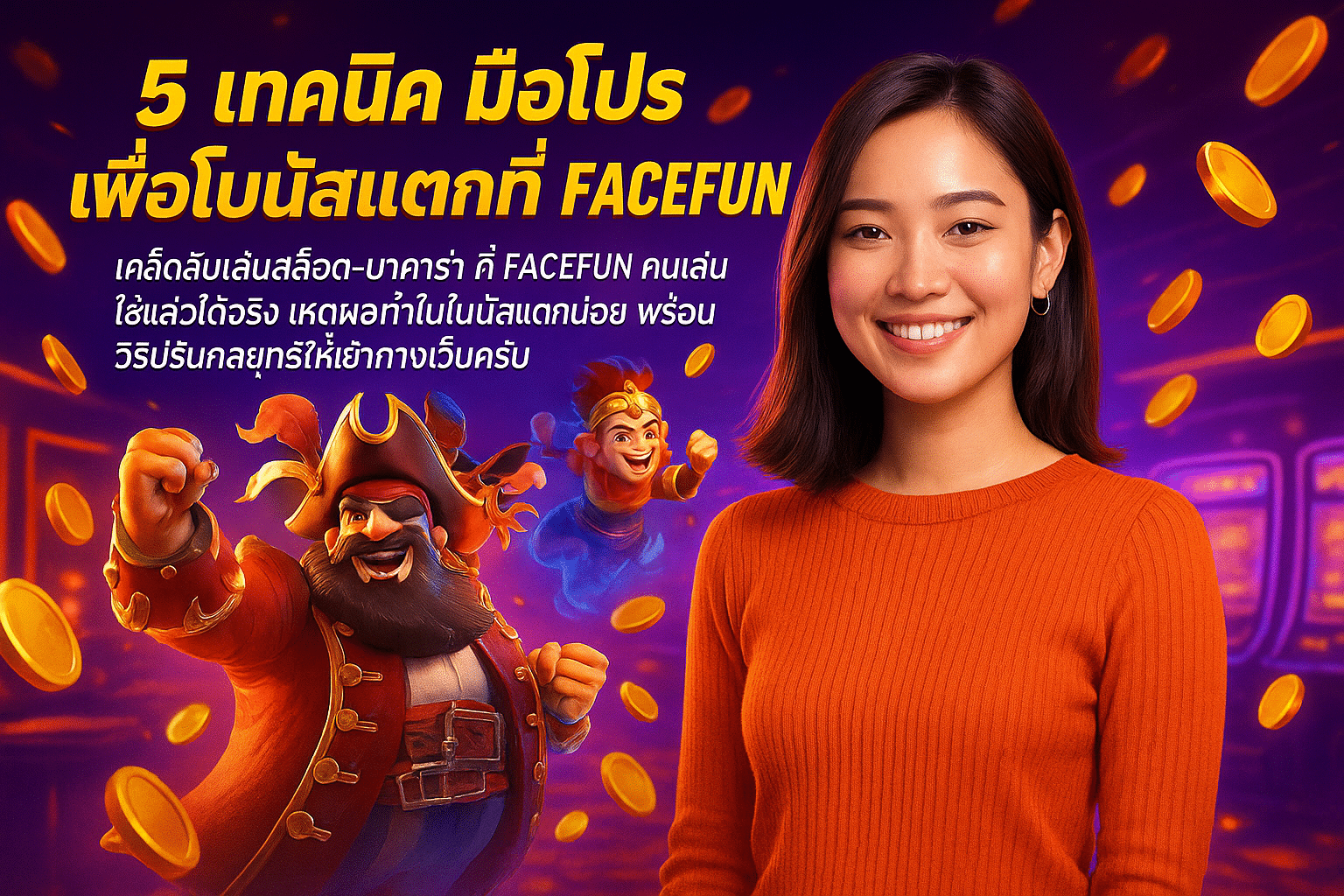 5 เทคนิค มือโปร เพื่อโบนัสแตกที่ FACEFUN