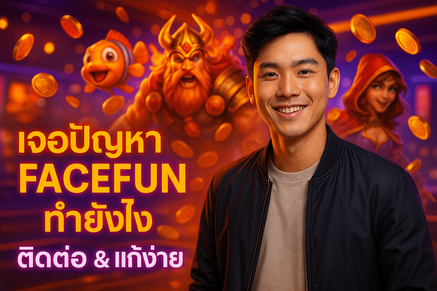 เจอปัญหา FACEFUN ทำยังไง - ติดต่อ & แก้ง่าย